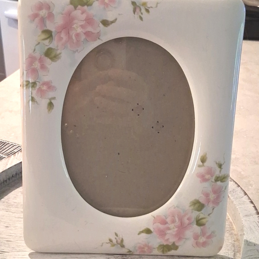 Vintage Porcelain Frame